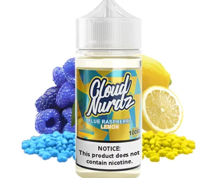 Cloud Nurdz Blue Raspberry Lemon Disposable Vape Flavors