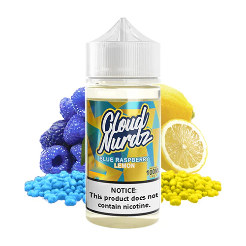 Cloud Nurdz Blue Raspberry Lemon Disposable Vape Flavors
